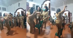 Video Perempuan PNS Joget-joget Pegang Botol Miras, Temannya Tertawa-tawa