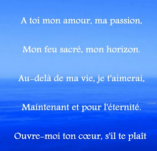 Court Poème De La vie et de l'amour