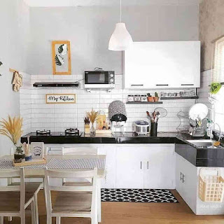 Desain Dapur Leter L Sederhana