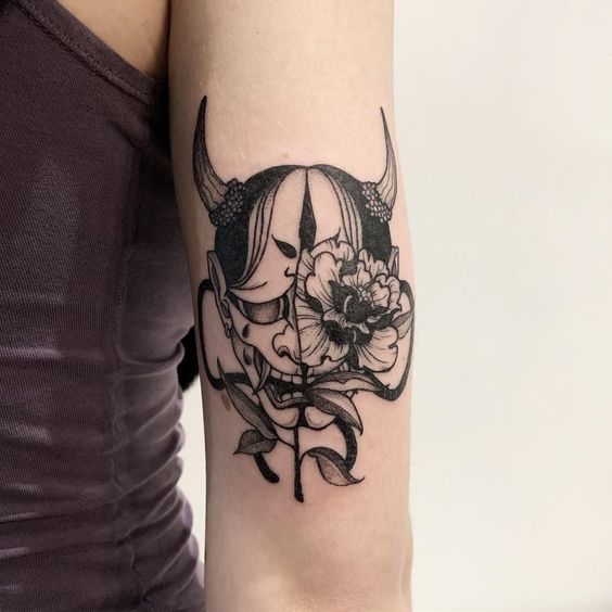 Inspiração: 20 Tatuagens de Máscaras Hannya!