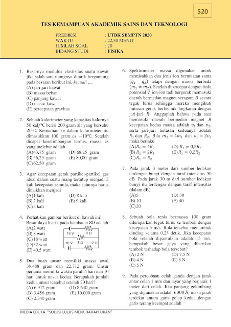 Soal UTBK Fisika 2021 dan Pembahasannya pdf