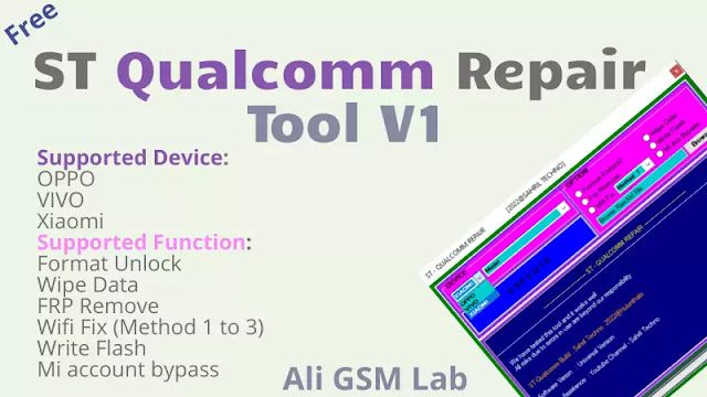ST Qualcomm Repair Tool V1 Free Download