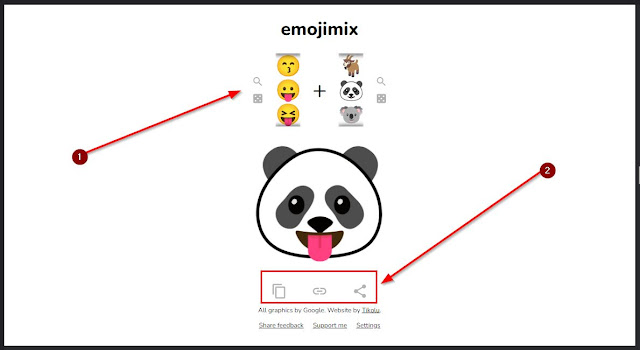 fitur layanan emojimix dari TikTok di situs tikolu net