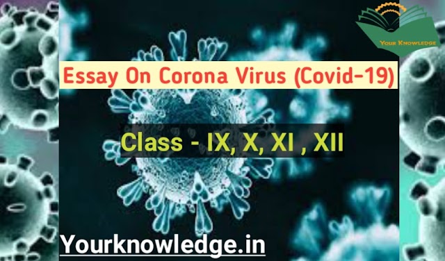 Essay on COVID-19🦠😷(Corona Virus) in english 