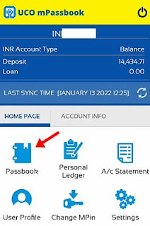 uco bank passbook account number