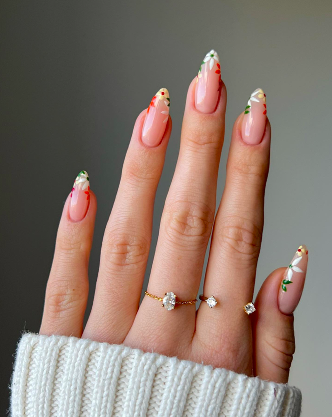 Fall Nail Designs 2023 | Fall Florals by Alexandra