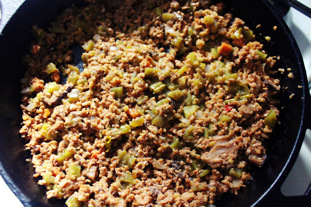 Puff Pastry Tacos with Big Mountain Foods Lion's Mane Mushroom Crumble