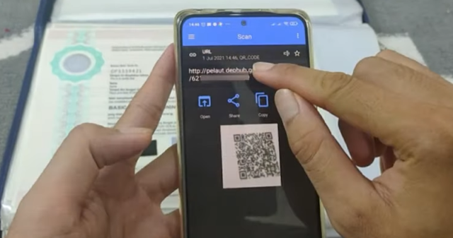 Cek Sertifikat Pelaut Online dengan Scan Barcode