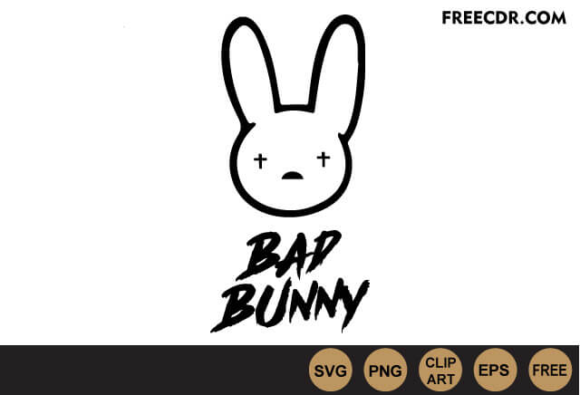 Bad Bunny Logo Svg free