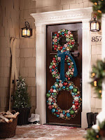 Decoración de puertas para Navidad