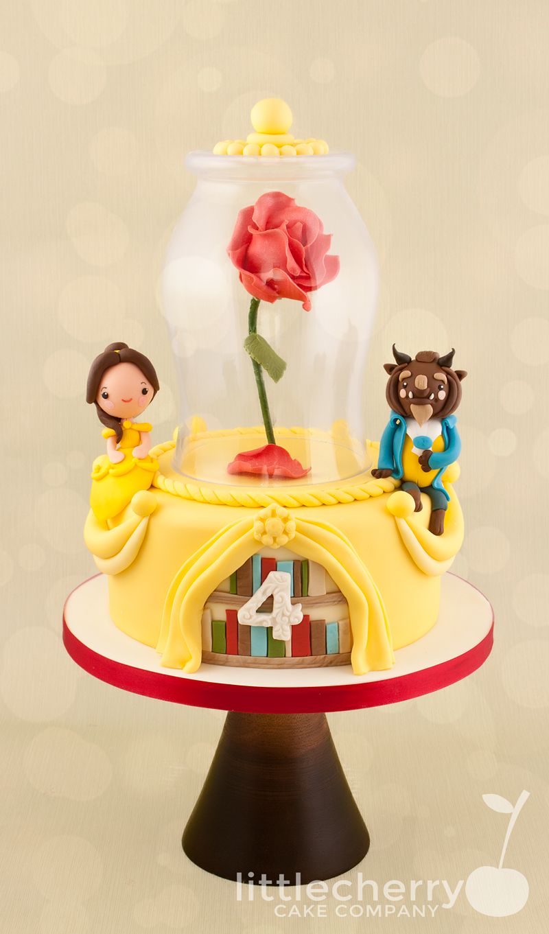 beauty and the beast cakes