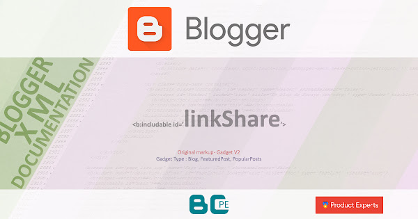 Blogger - linkShare [Blog/FeaturedPost/PopularPosts GV2]