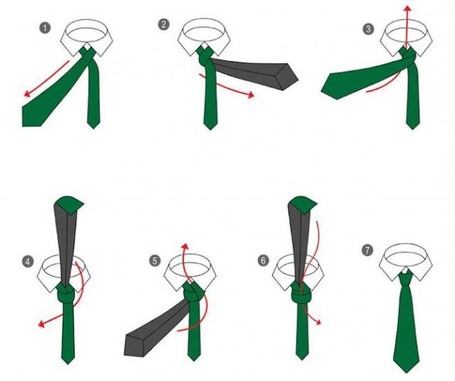 Как завязывать узел галстук Кавендиш