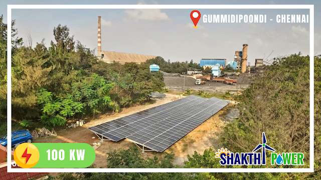 100 Kw  Solar Rooftop Plant Installation in Chennai 