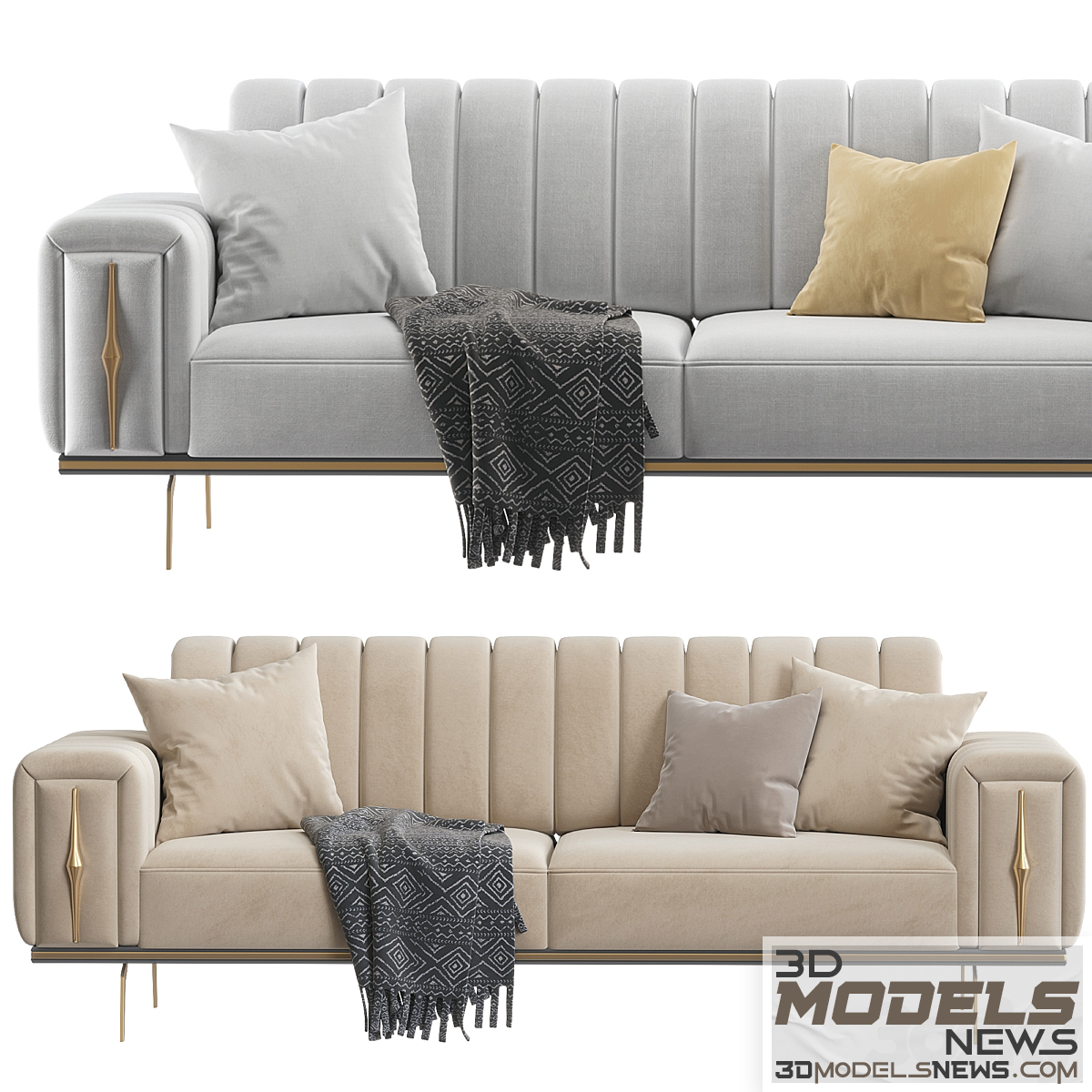 Natura split three seat sofa model 2