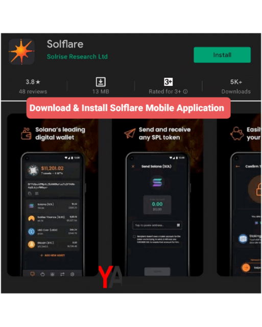 Download & Install Solflare Mobile Application