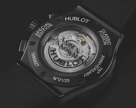 Réplica de reloj Hublot Classic Fusion Aerofusion Cronógrafo Aspen Snowmass Cerámico Edición Limitada 3