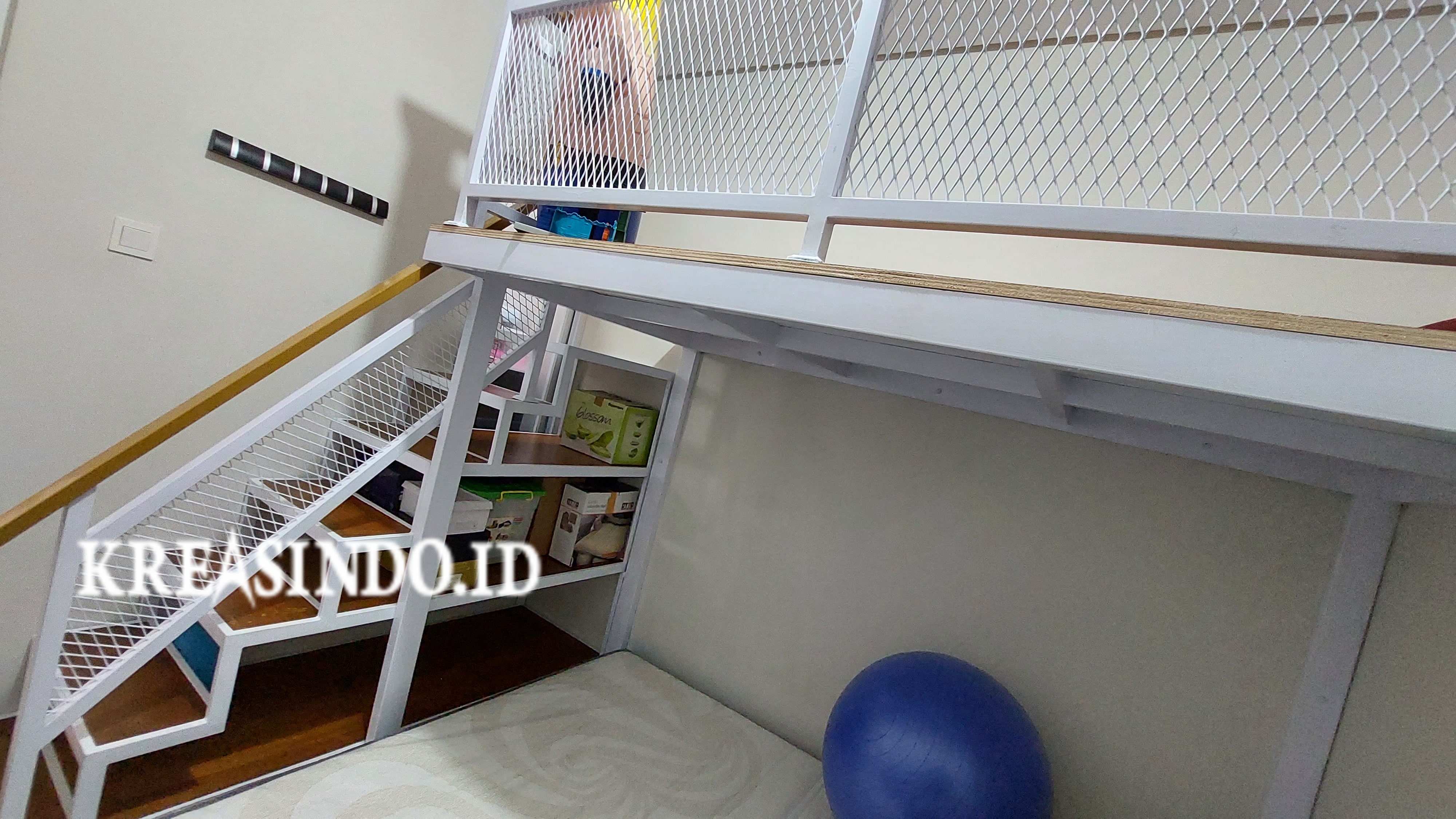 Mezzanine Besi Untuk Kamar Anak Pesanan Bu Evrima di Serpong Tangerang