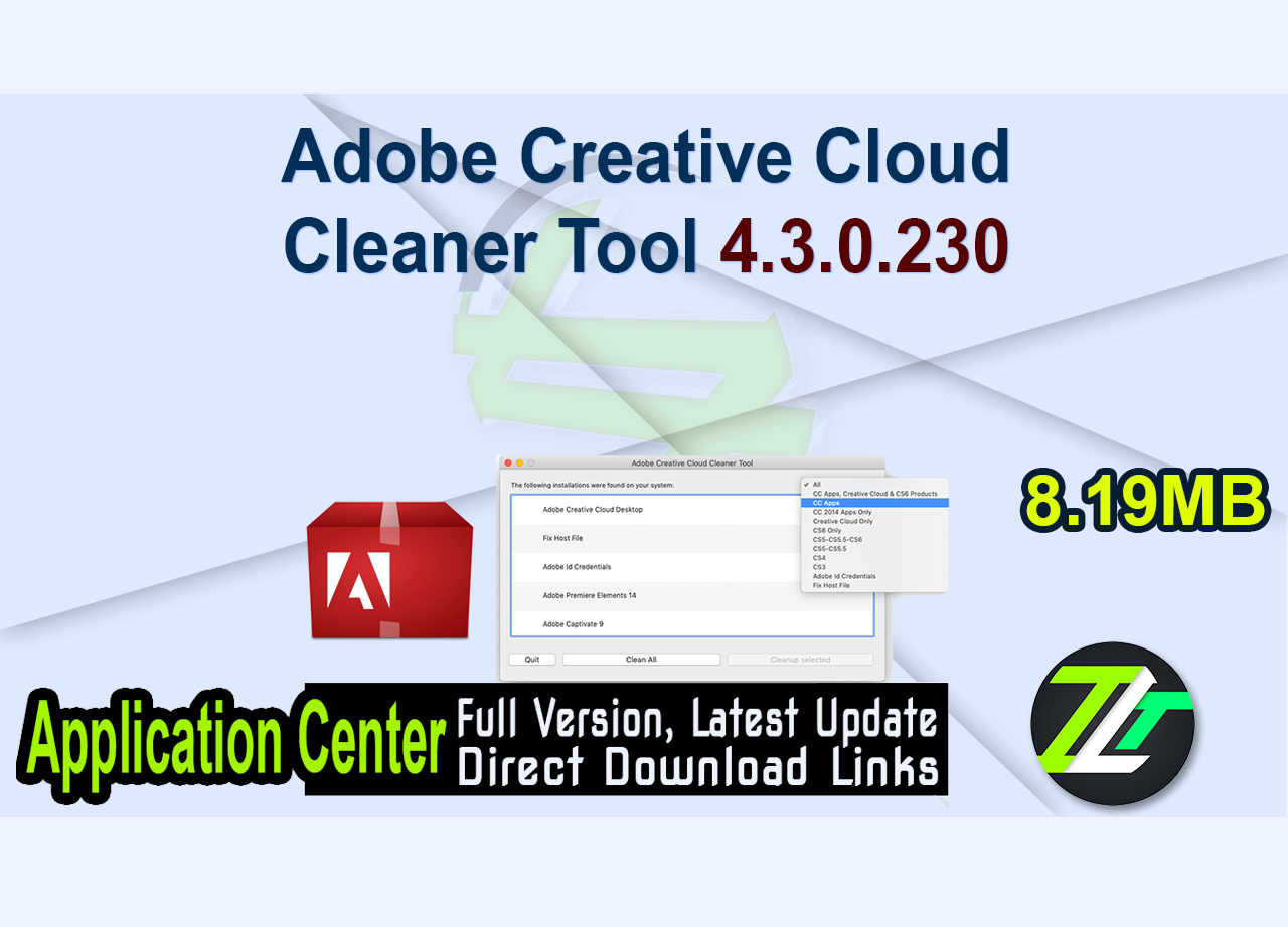 Adobe Creative Cloud Cleaner Tool 4.3.0.230