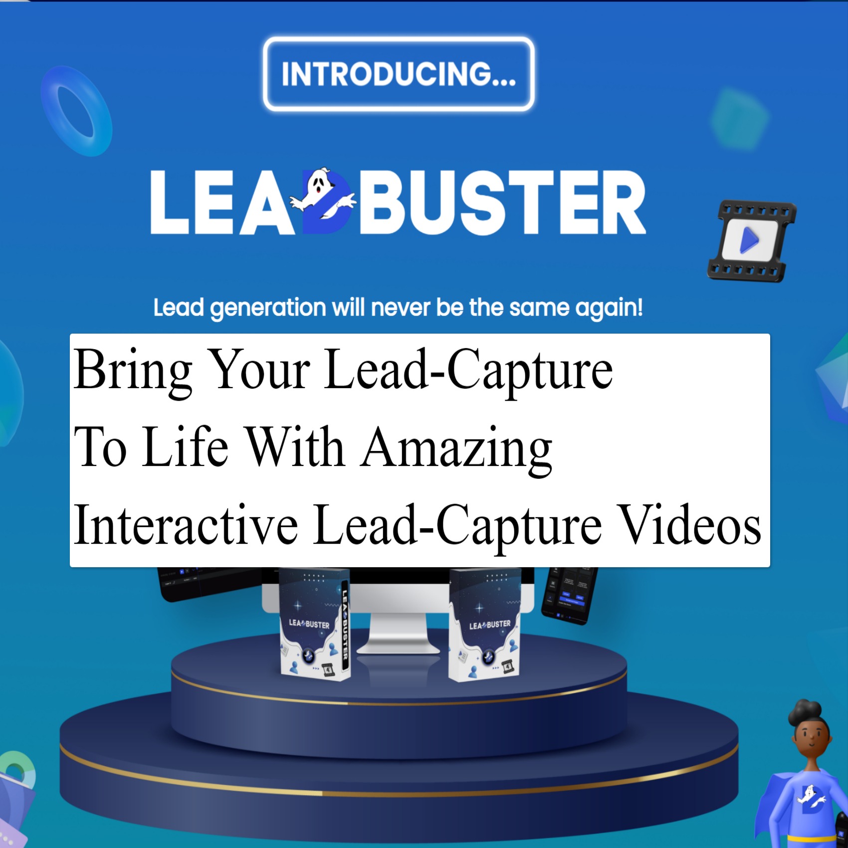 LeadBuster Review: Bring Your Lead-Capture To Life With Amazing Interactive Lead-Capture Videos #LeadsGeneration #Digitalmarketing