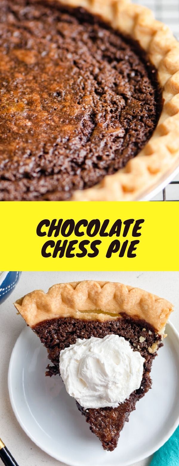 CHOCOLATE CHESS PIE #dessert #chocolate #chesspie