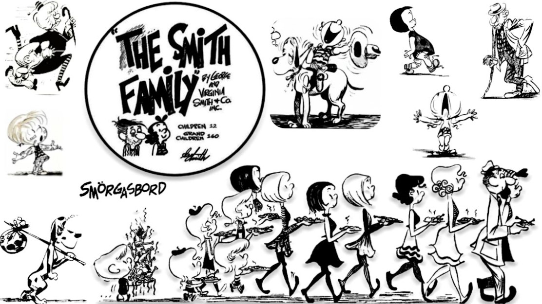 The Smith Family Comic Strip by Mr. & Mrs. George and Virginia Smith