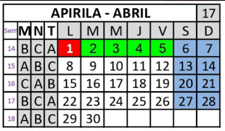 ABRIL/APIRILA