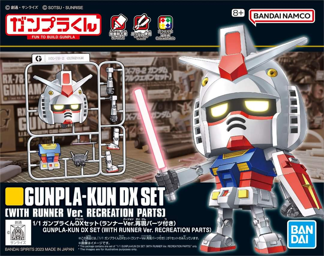 1/1 SCALE GUNPLA-KUN DX SET - 01