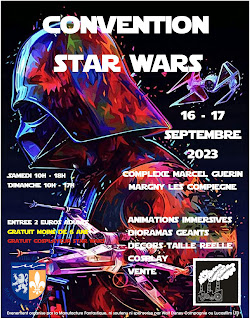 Convention STAR WARS 16 et 17 septembre 2023