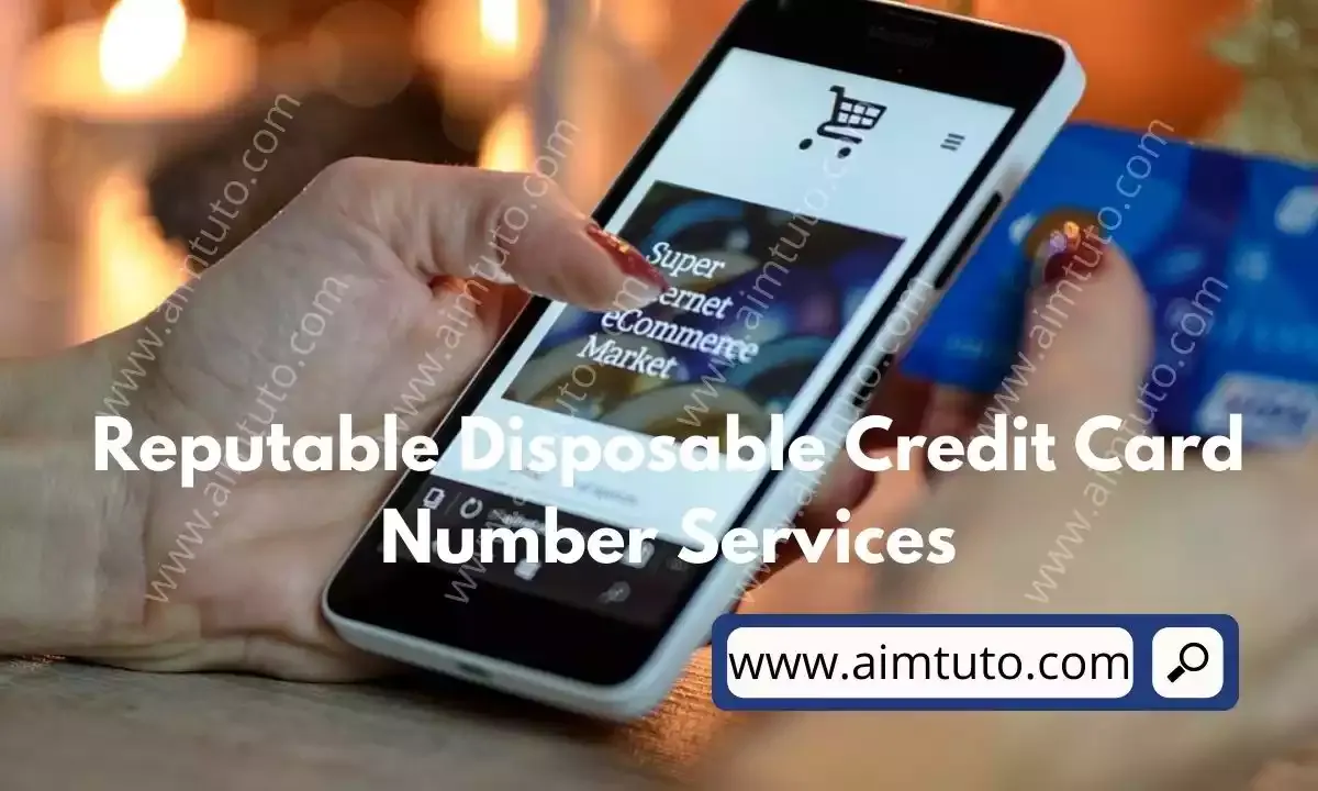 reputable disposable credit card number