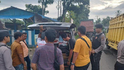 Polisi Razia Di Perbatasan Tapsel-Tapteng, Cegah Narkoba Masuk Di Wilayah Tapteng 