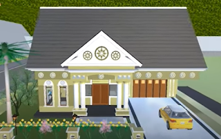 ID Rumah Desain Mediterania Di Sakura School Simulator Dapatkan Disini