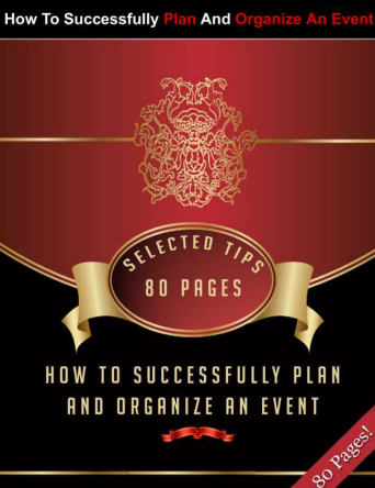 how to successfully plan and organize an event