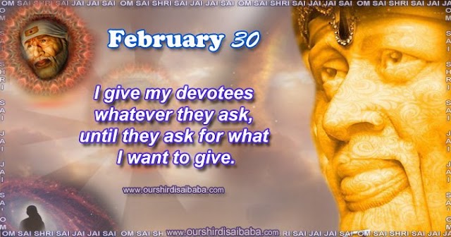 Sai Blessings - Daily Blessing Messages-Shirdi Sai Baba Today Message 30-01-2022