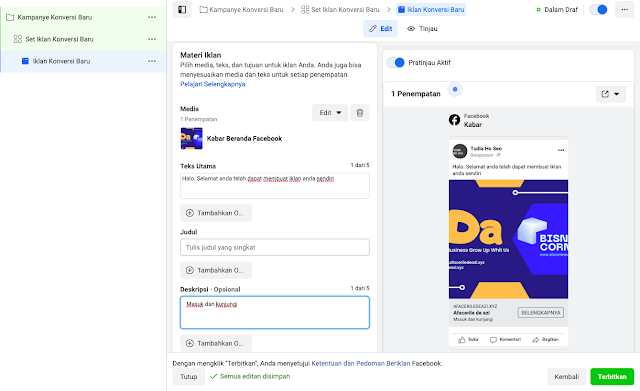 Memulai Facebook Ads