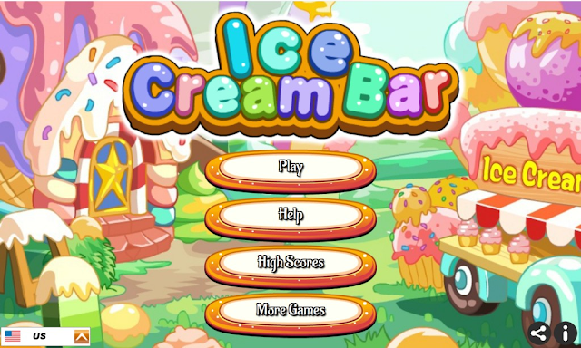 Game Ice Cream Bar game for girl