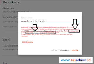 verifikasi kewenangan domain