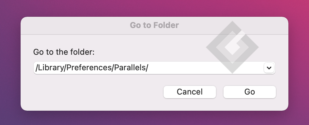 Go to Folder Parallel Desktop