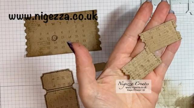 Making Vintage Tickets From Brown Packing Paper Part 1