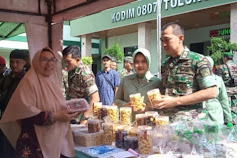 Kodim 0807/ Tulungagung Gelar Bazar Murah Ramadhan 1445 H/2024