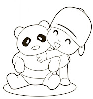 Pocoyo coloring page