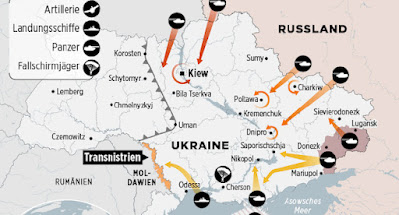 Издание Bild опубликовало план вторжения России в Украину