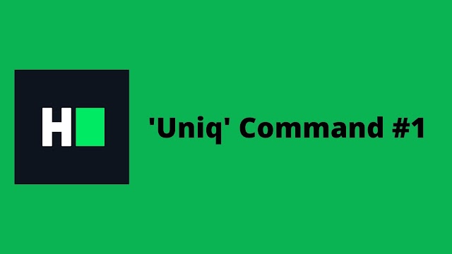 HackerRank 'Uniq' Command #1 problem solution