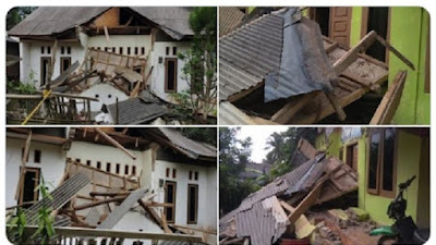 Update Kerusakan Rumah Akibat Gempa Pandegelang Menjadi 1.231 Unit