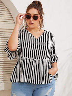 Blusas para verte más delgada. Moda Plus Size