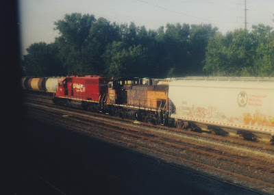 Soo Line MP15AC #1538 at Minneapolis, Minnesota on September 7, 2002