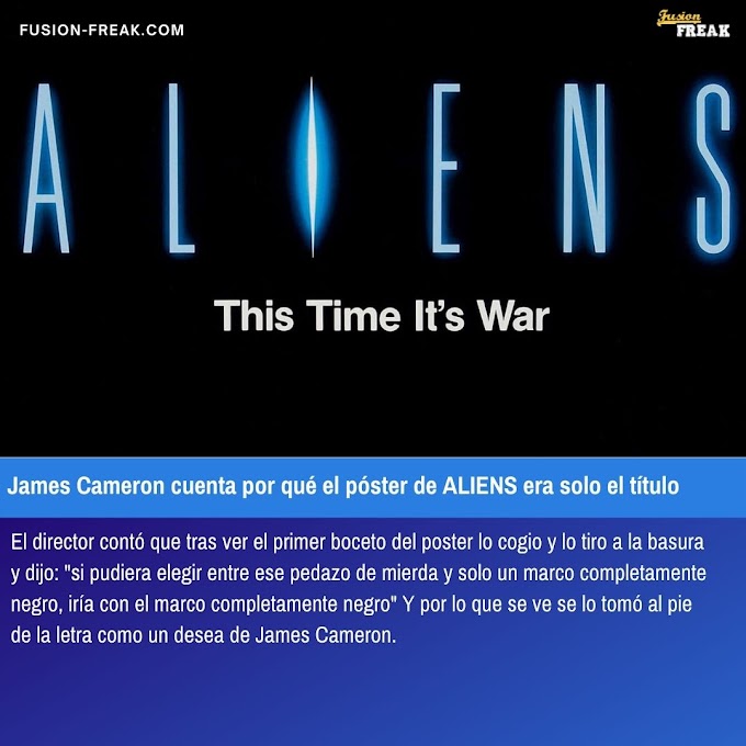 James Cameron cuenta por qué el póster de ALIENS era solo el título