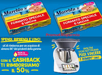 Concorso e promozione Mareblu "Spendi, riprendi e vinci" : cashback del 50% e vinci Bimby TM6