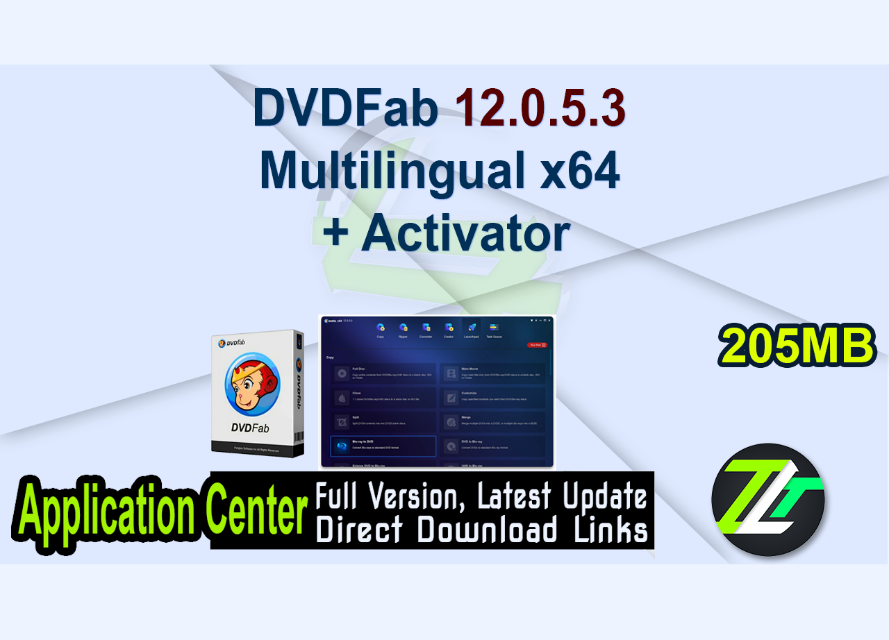 DVDFab 12.0.5.3 Multilingual x64 + Activator