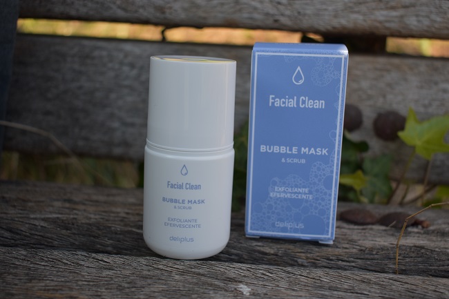 Mascarilla facial Bubble Mask & Scrub Facial Clean Deliplus